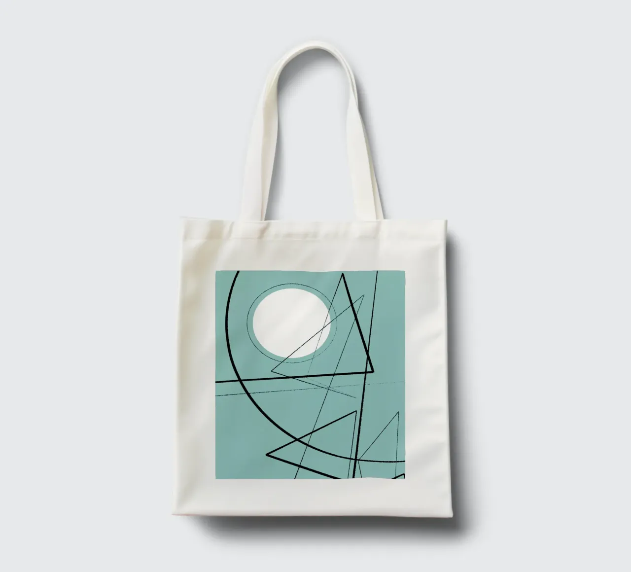Angular Lines No 20 borsa in juta da treechild