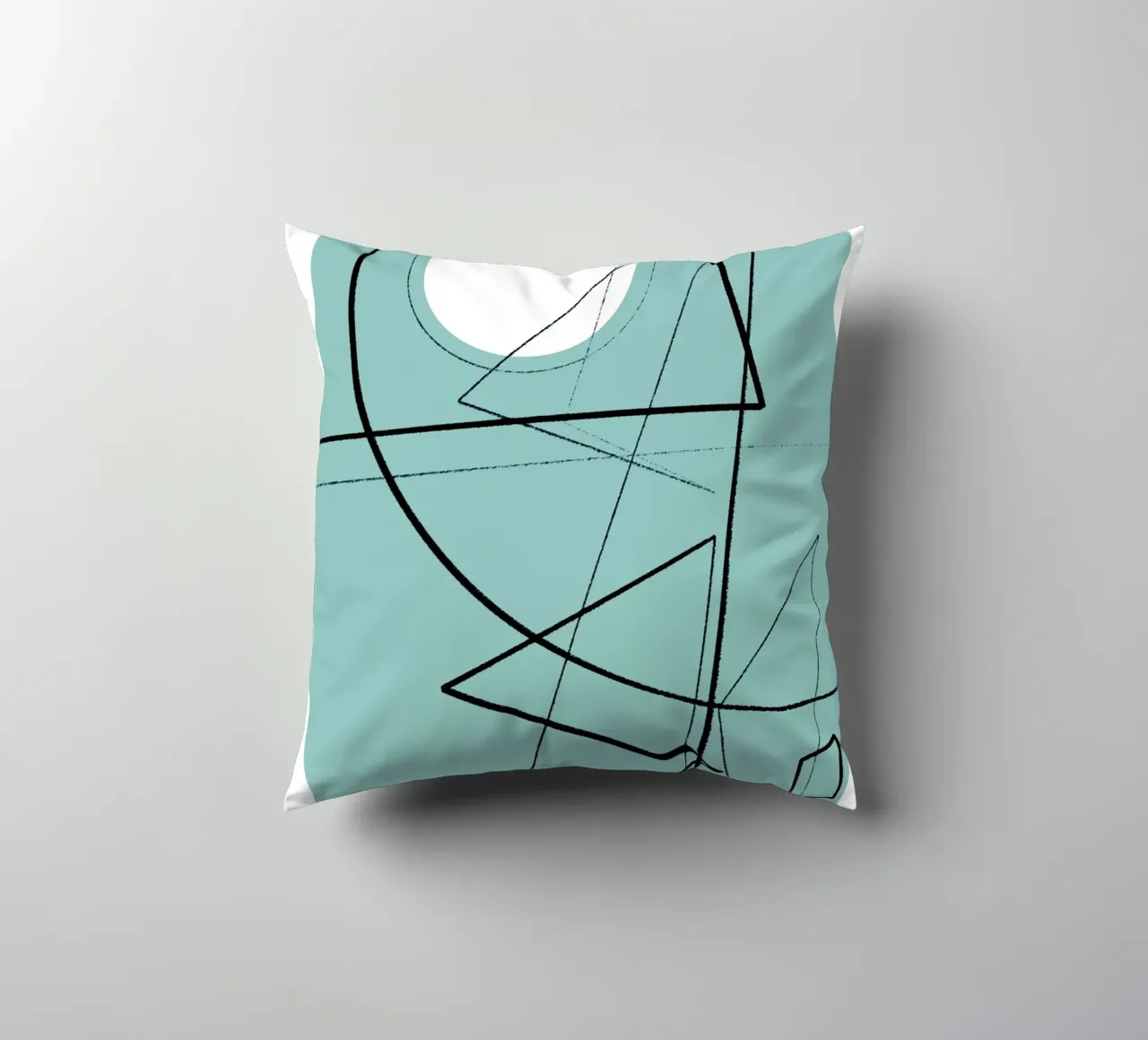 Angular Lines No 20 Kissen von treechild