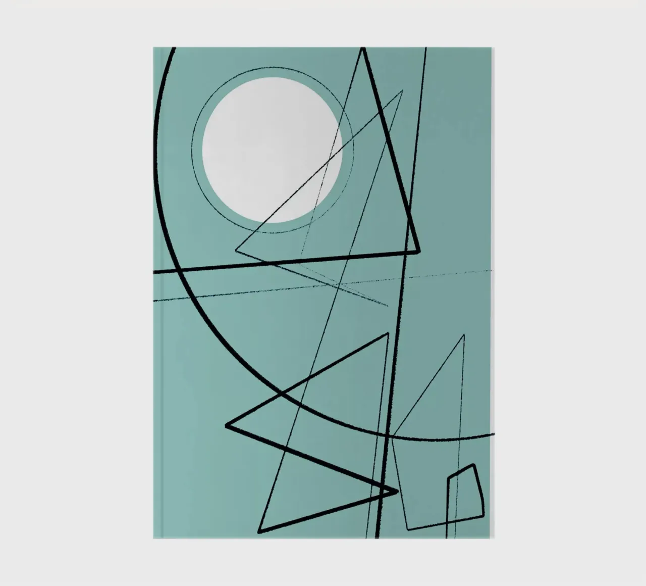 Angular Lines No 20 Notizbuch von treechild