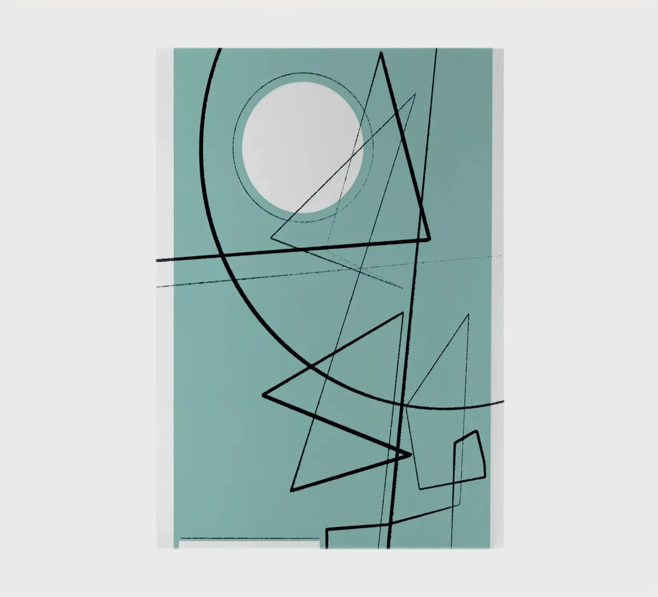Angular Lines No 20 Notizbuch von treechild