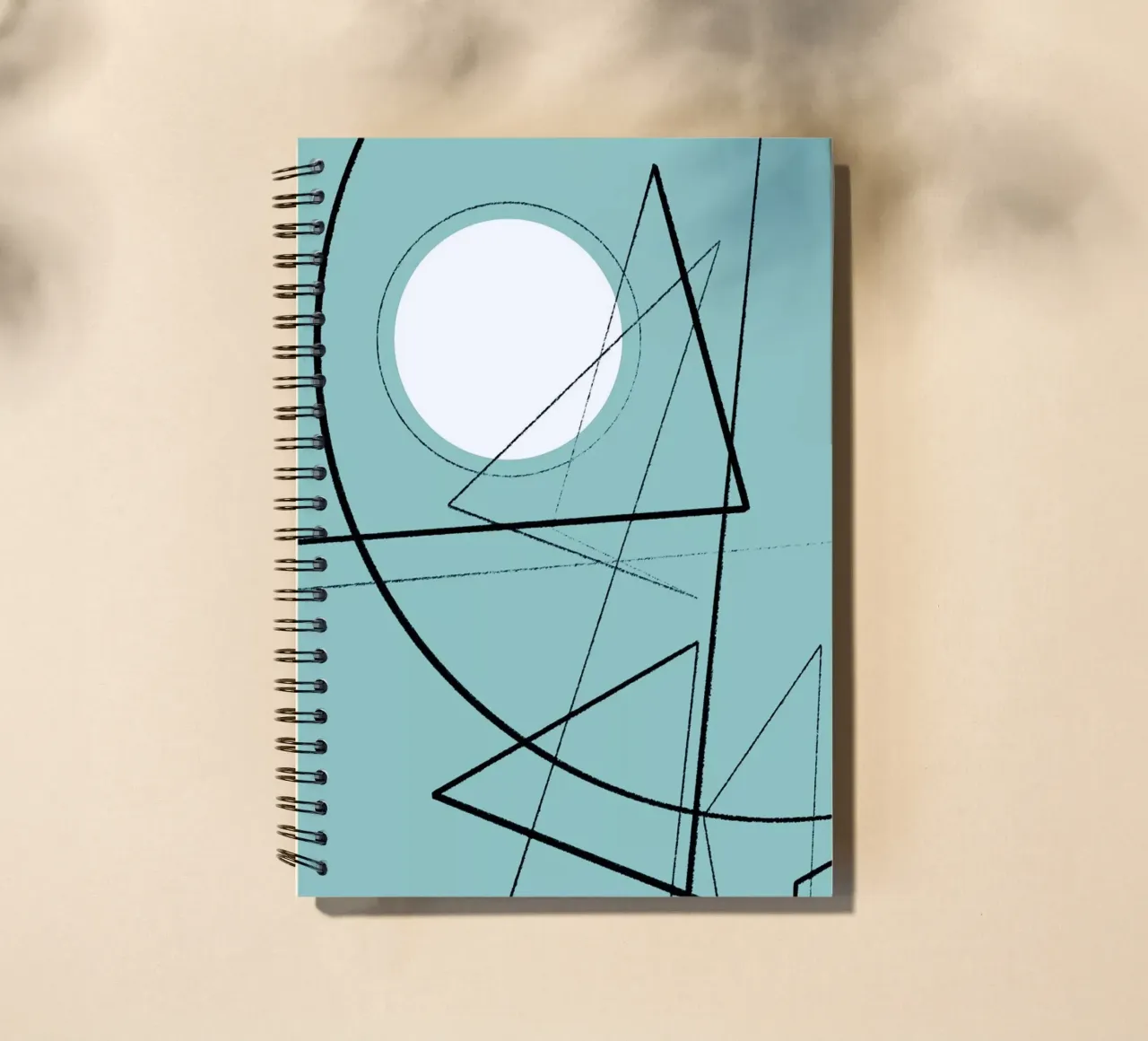 Angular Lines No 20 spiral notebook by treechild