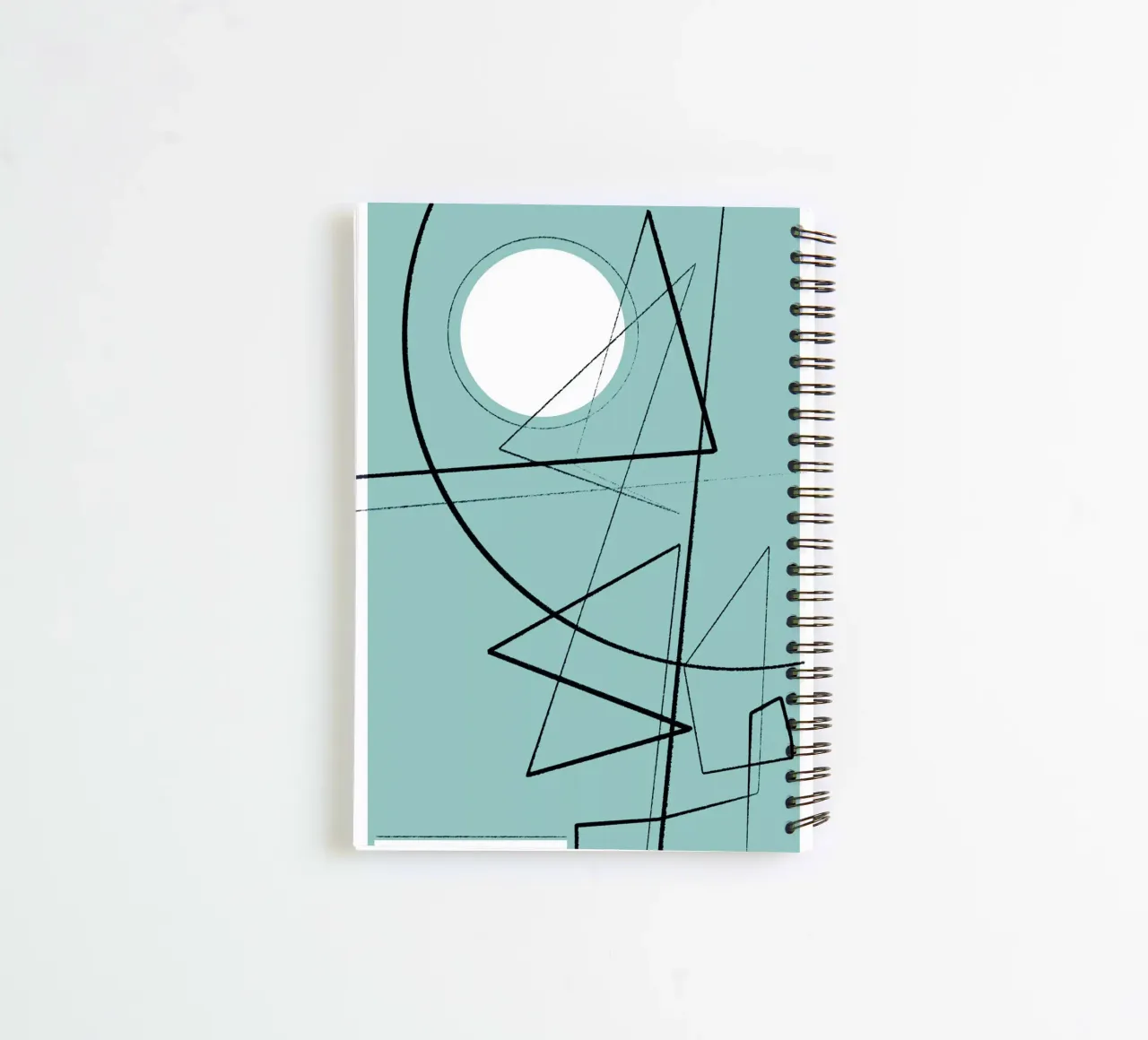 Angular Lines No 20 cuaderno de espiral de treechild