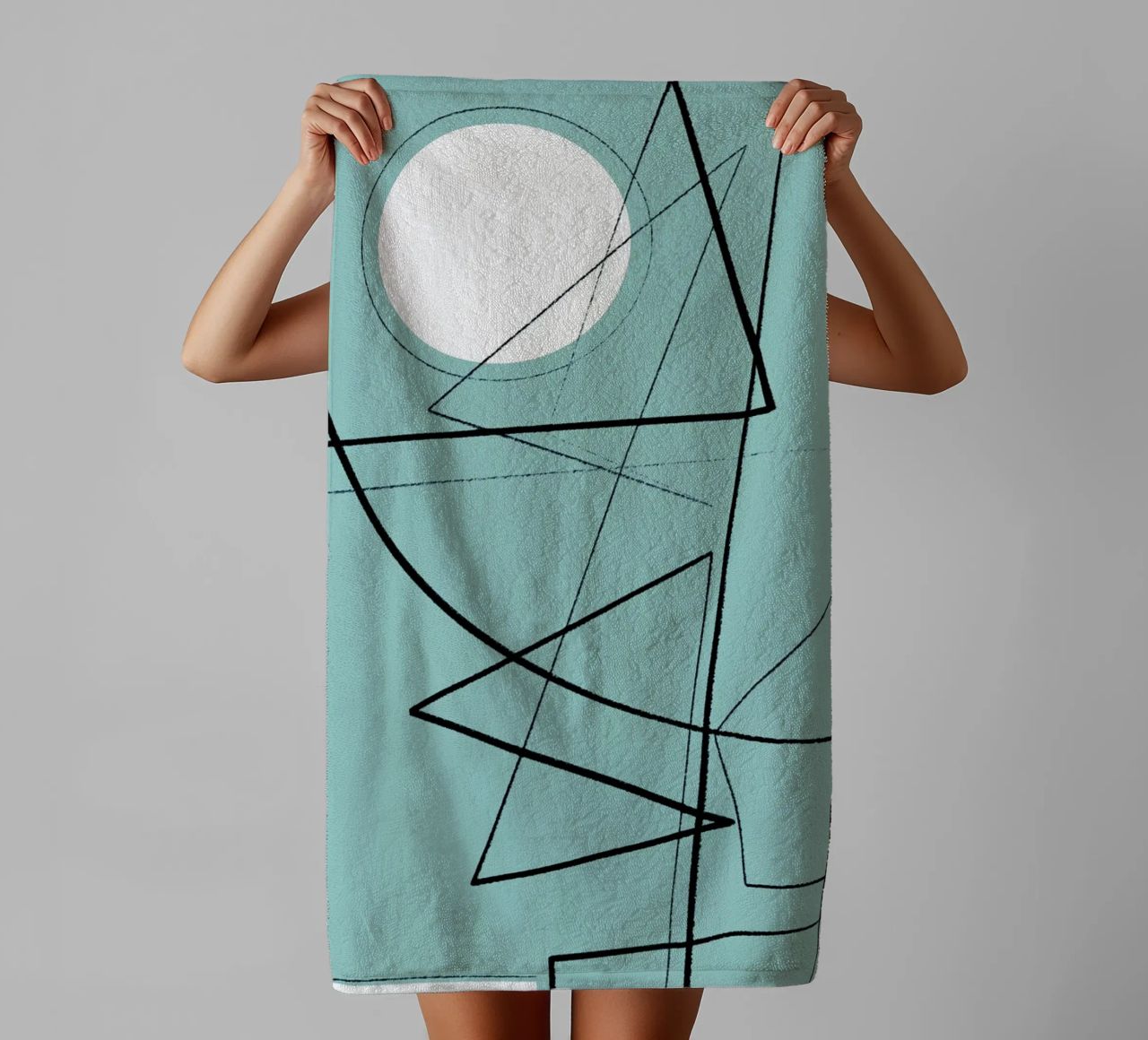 Angular Lines No 20 badhanddoek van treechild
