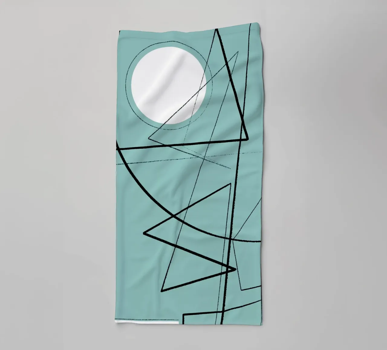 Angular Lines No 20 Handtuch von treechild