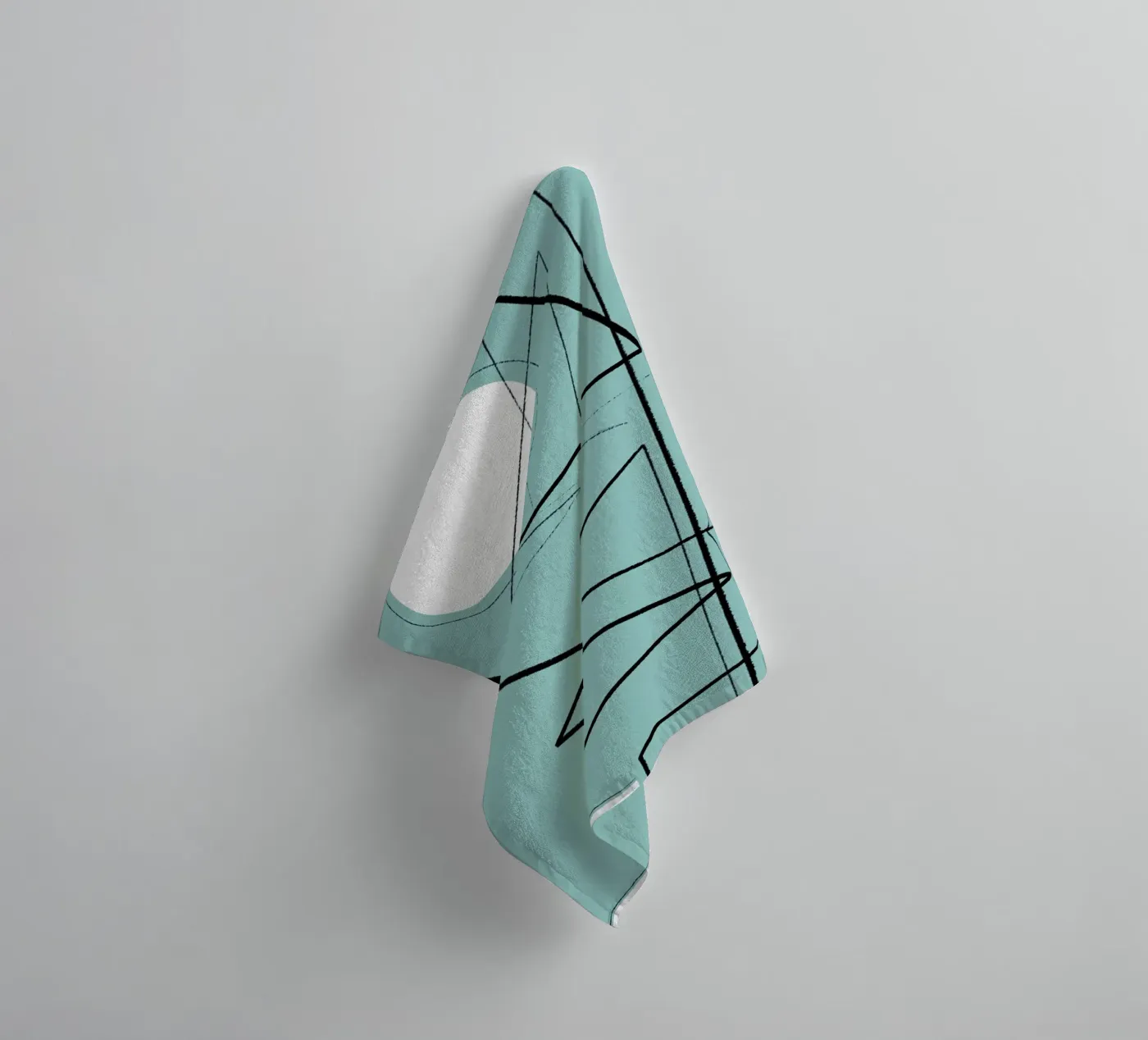 Angular Lines No 20 badhanddoek van treechild