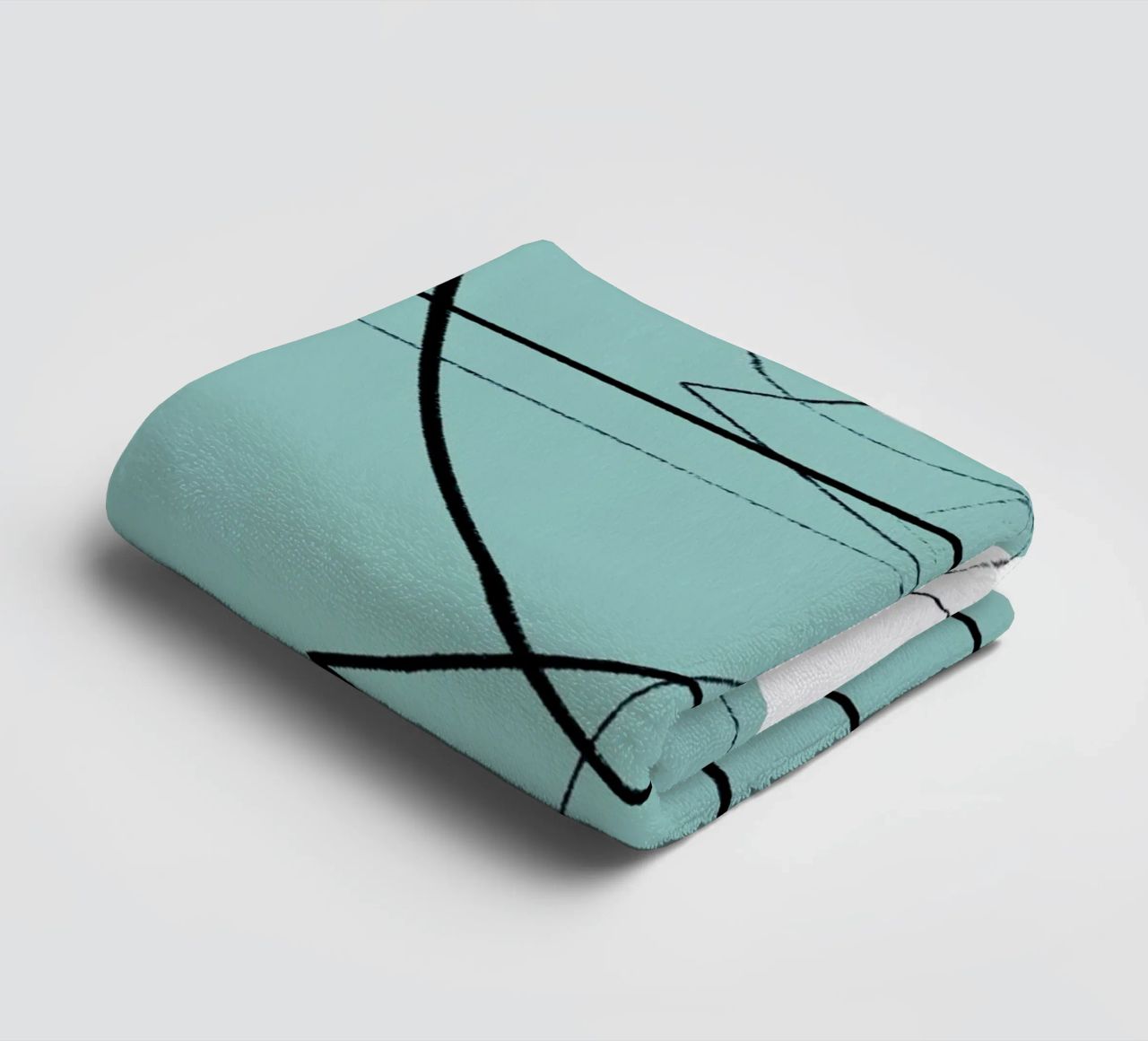 Angular Lines No 20 badhanddoek van treechild