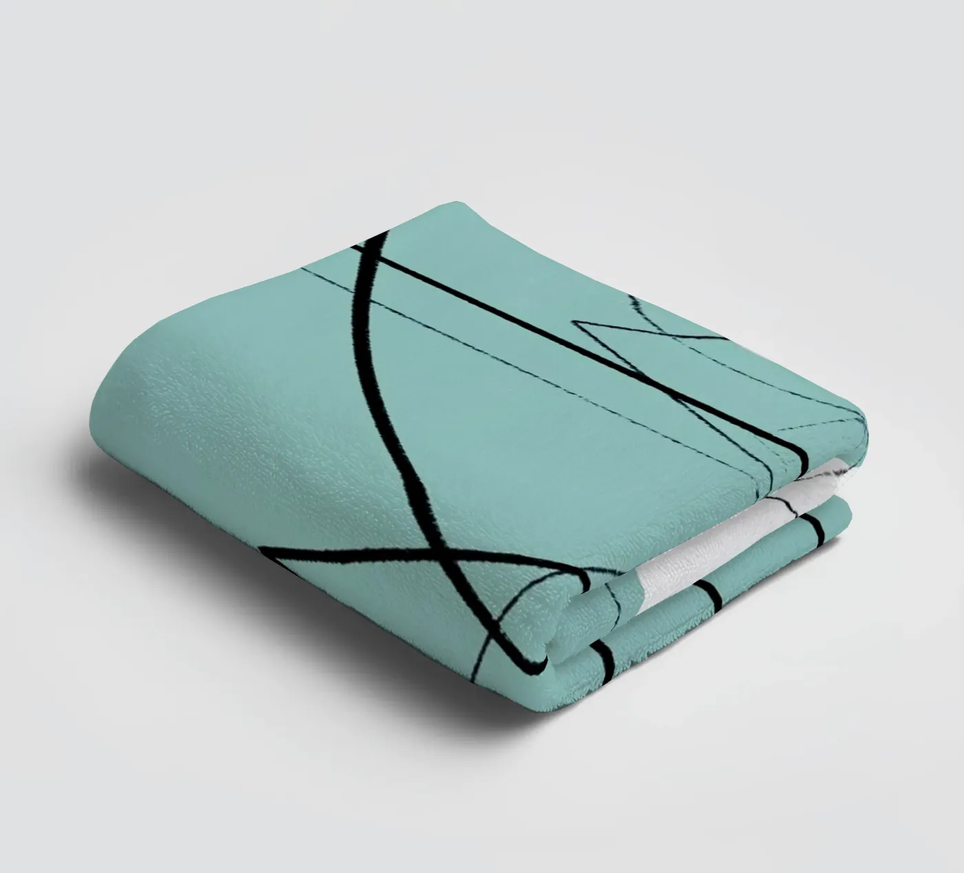 Angular Lines No 20 badhanddoek van treechild