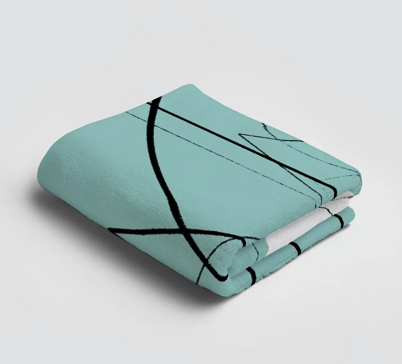 Angular Lines No 20 serviette de bain de treechild