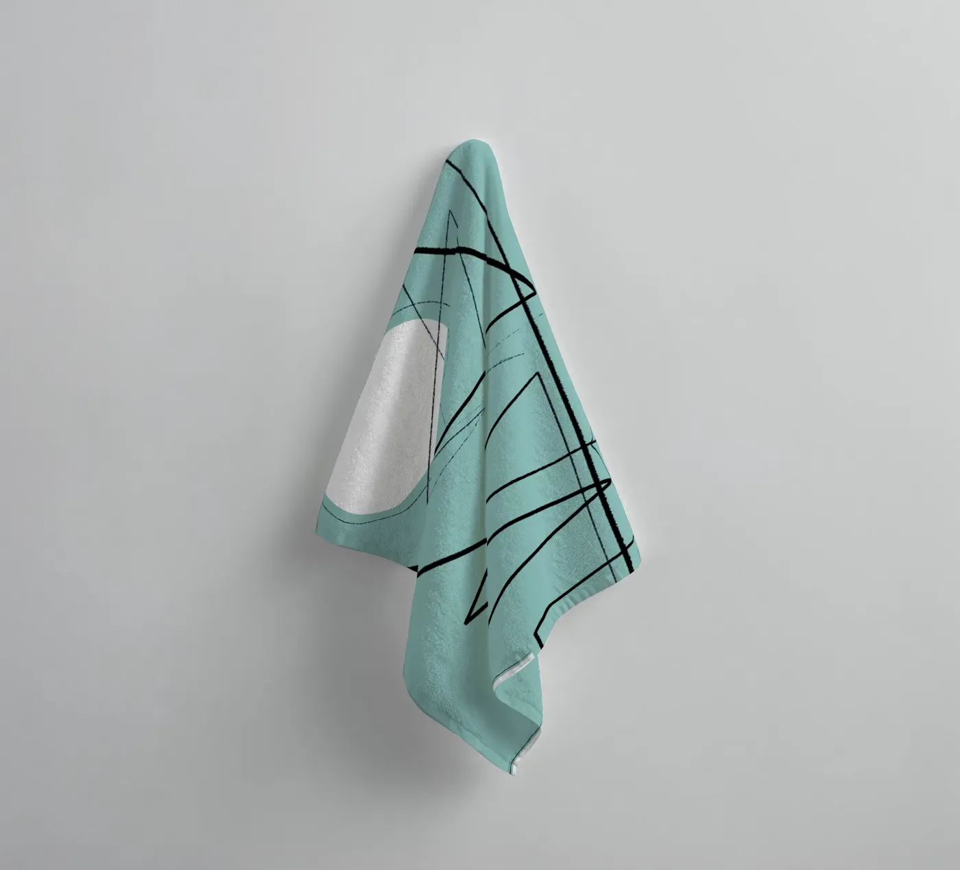 Angular Lines No 20 towel by treechild