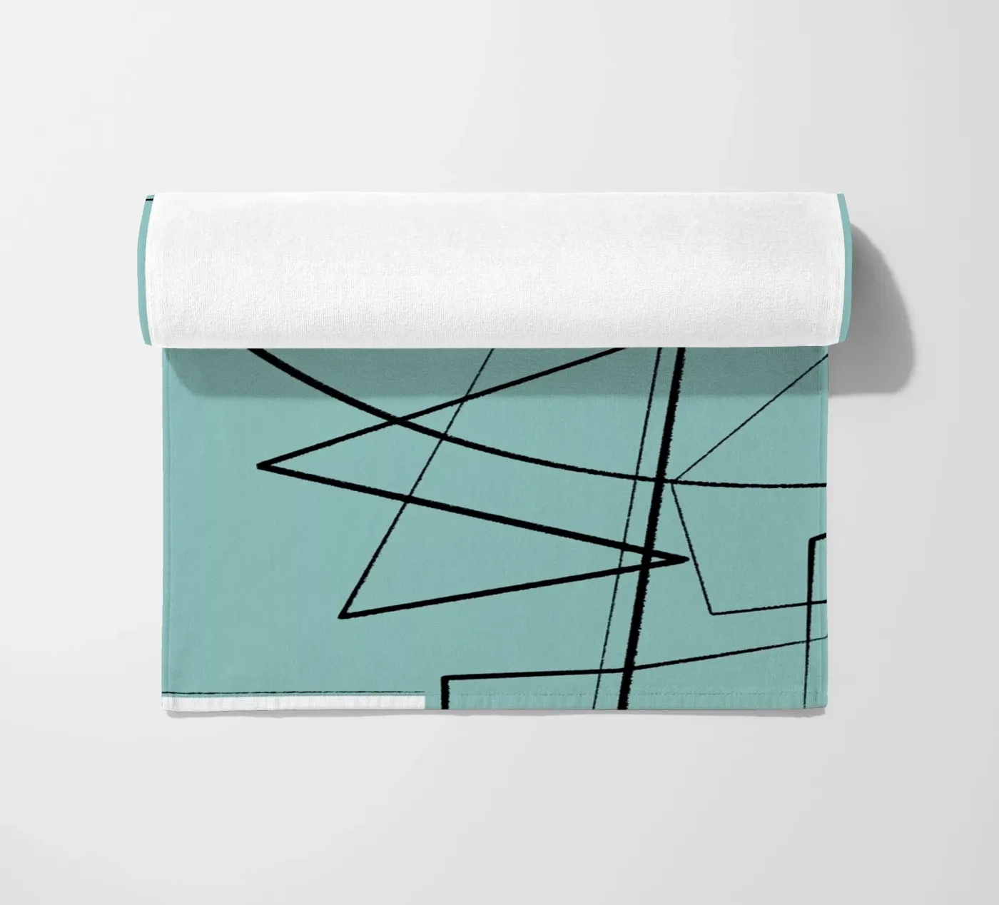 Angular Lines No 20 beach towel by treechild