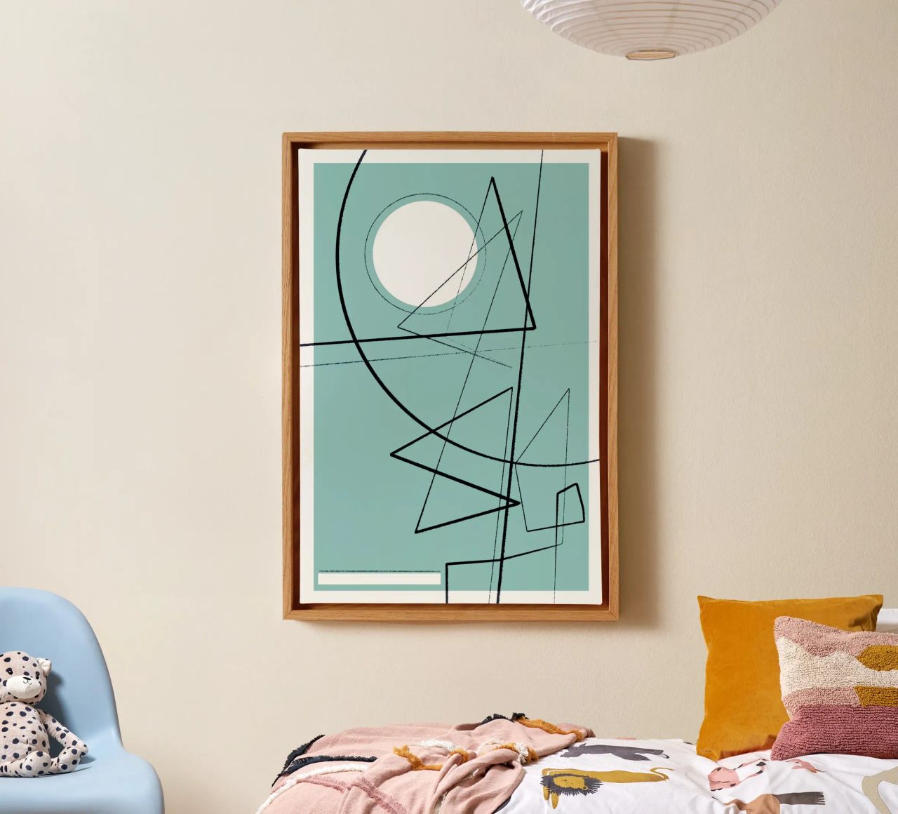 Angular Lines No 20 canvas van treechild