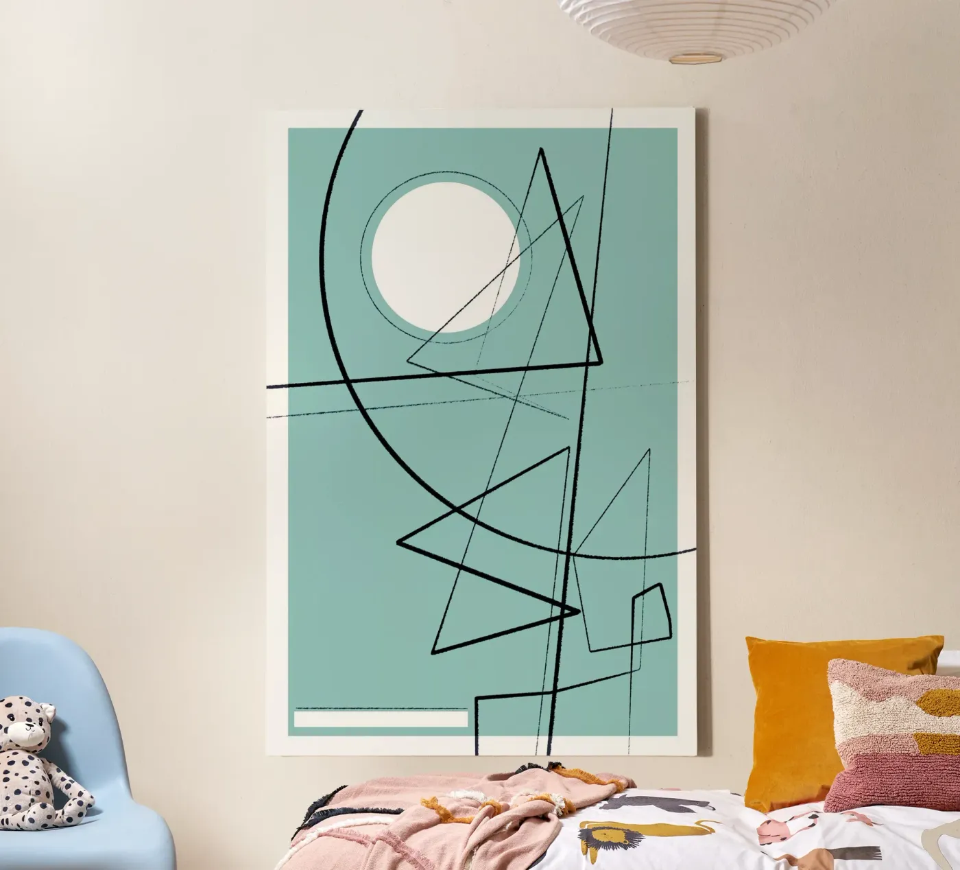 Angular Lines No 20 tela da treechild