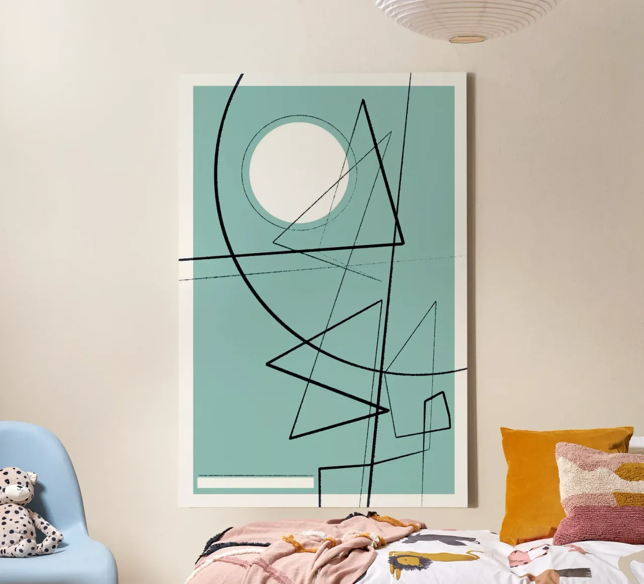 Angular Lines No 20 tela da treechild