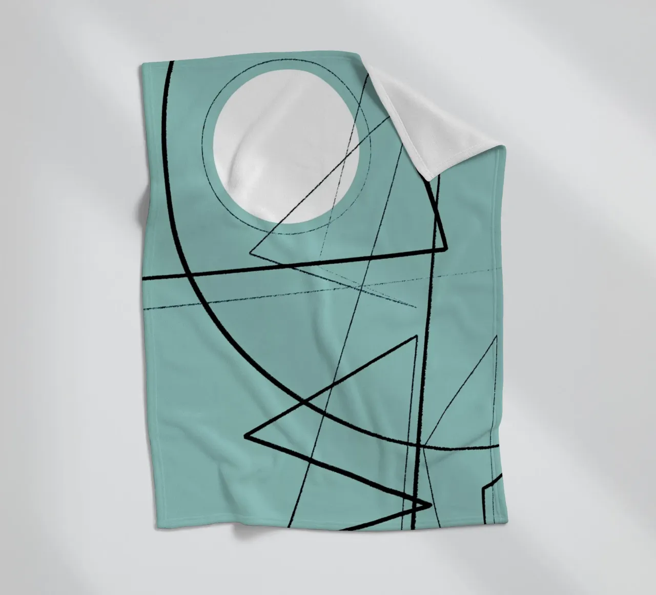 Angular Lines No 20 Fleecedecke von treechild