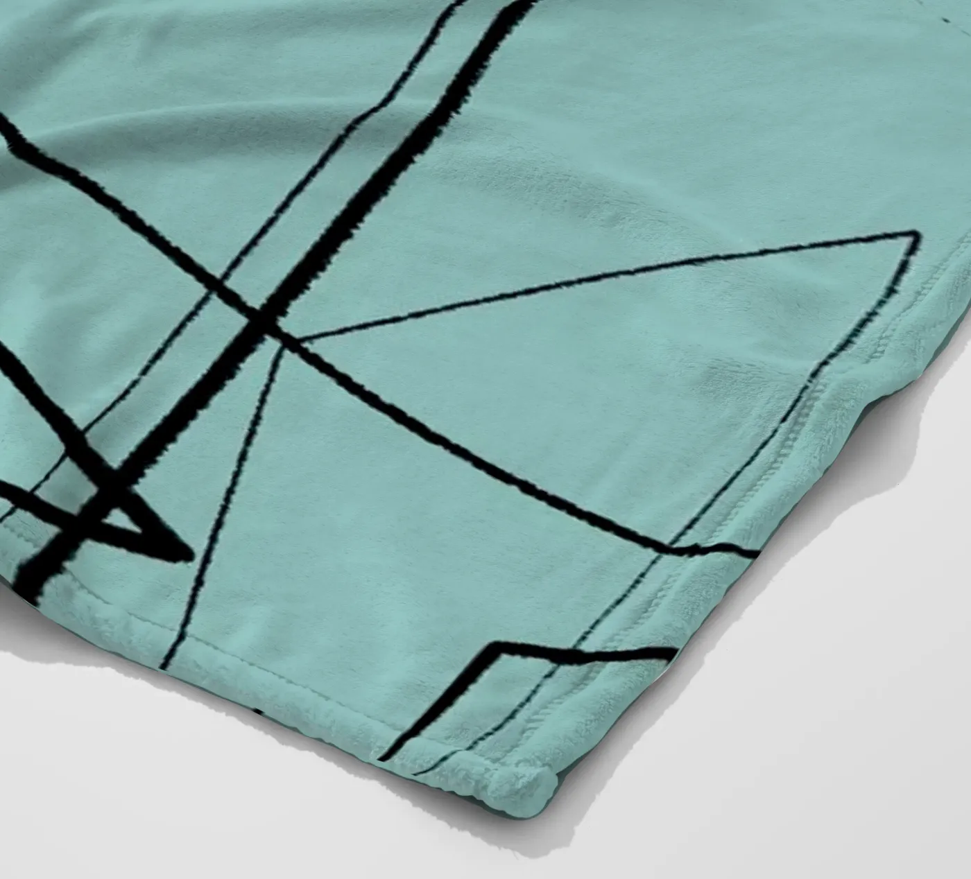 Angular Lines No 20 Fleecedecke von treechild