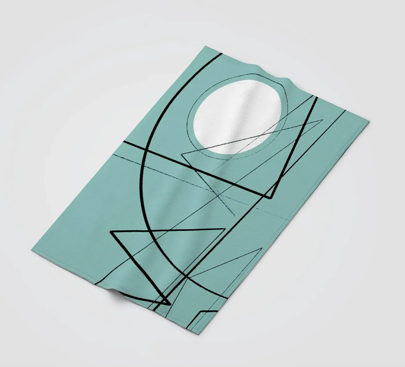 Angular Lines No 20 Fleecedecke von treechild