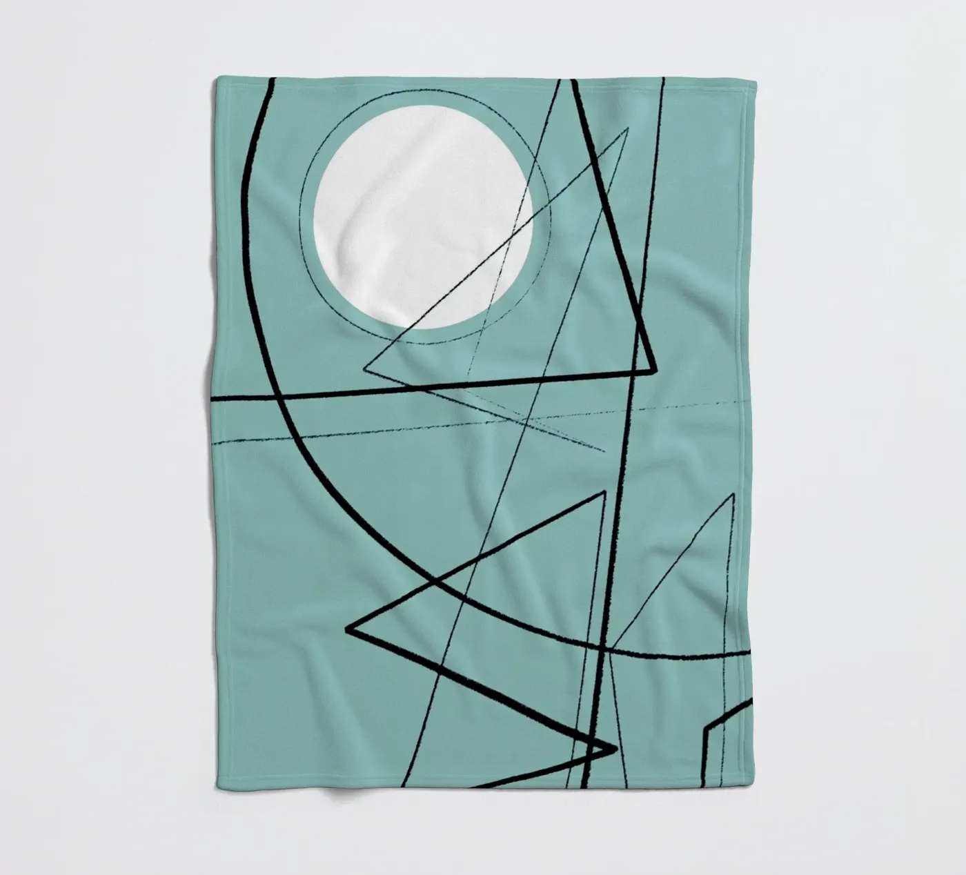 Angular Lines No 20 Fleecedecke von treechild