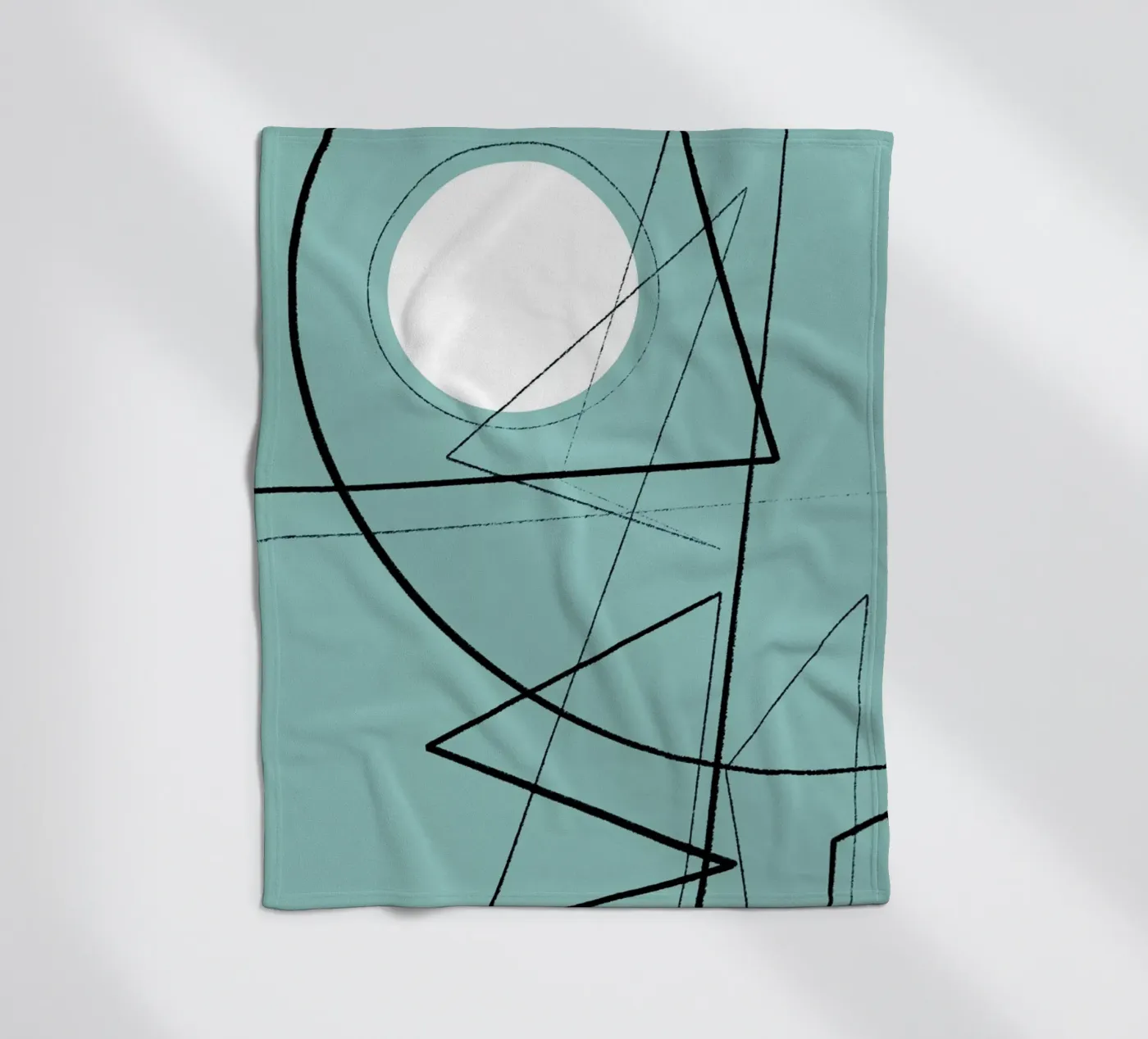 Angular Lines No 20 Fleecedecke von treechild