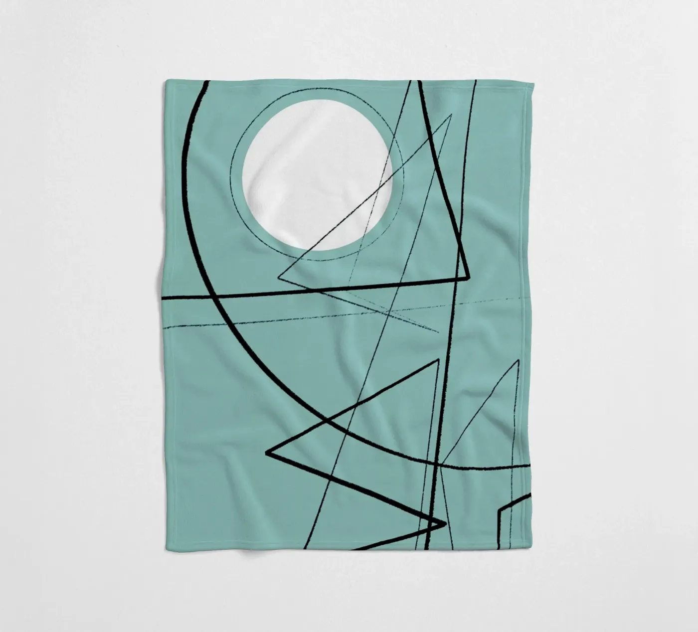 Angular Lines No 20 Fleecedecke von treechild