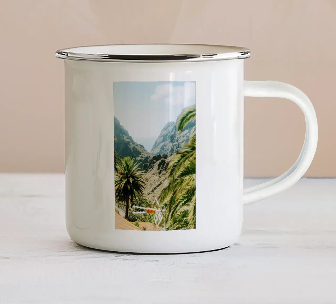 Masca Gorge Wonders tazza in smalto da Nature's Palette