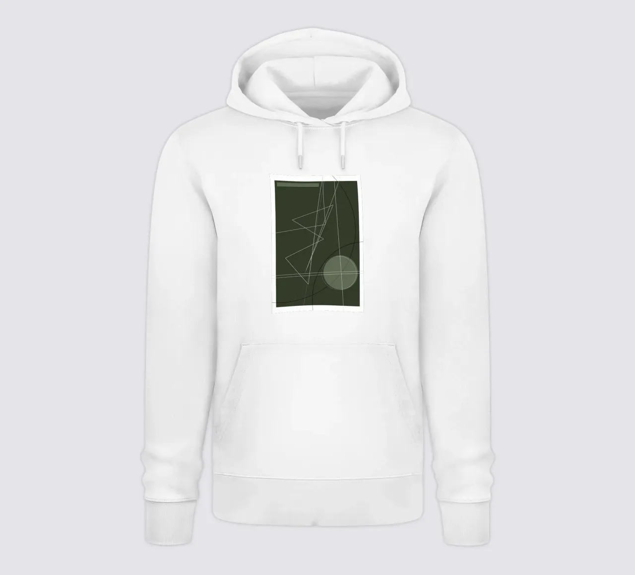Angular Lines No 18 felpa con cappuccio da treechild