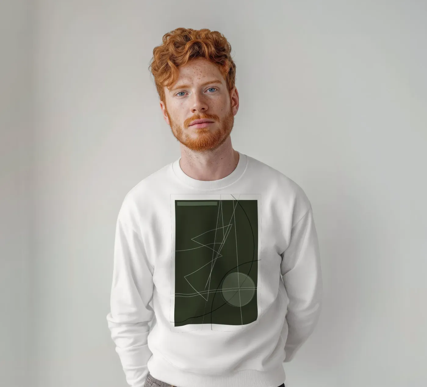 Angular Lines No 18 felpa da treechild