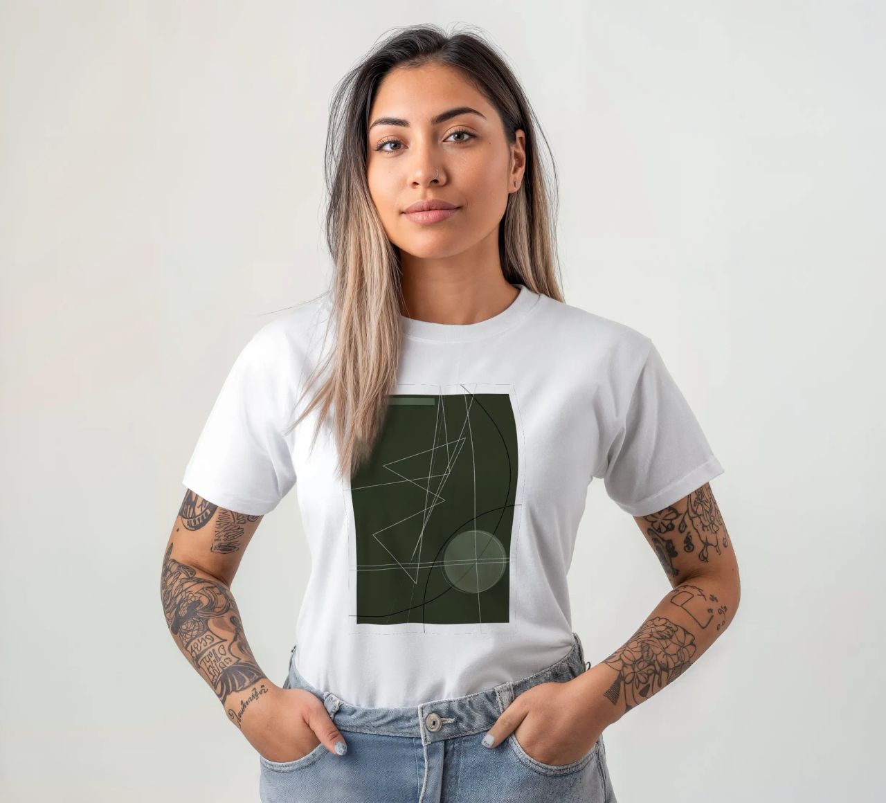 Angular Lines No 18 t-shirt da treechild