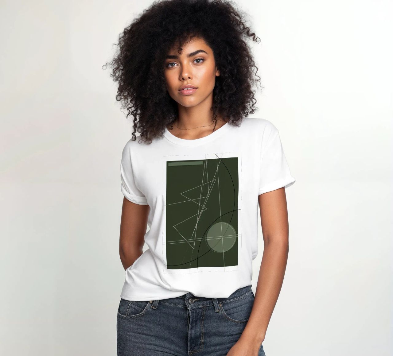 Angular Lines No 18 t-shirt da donna da treechild