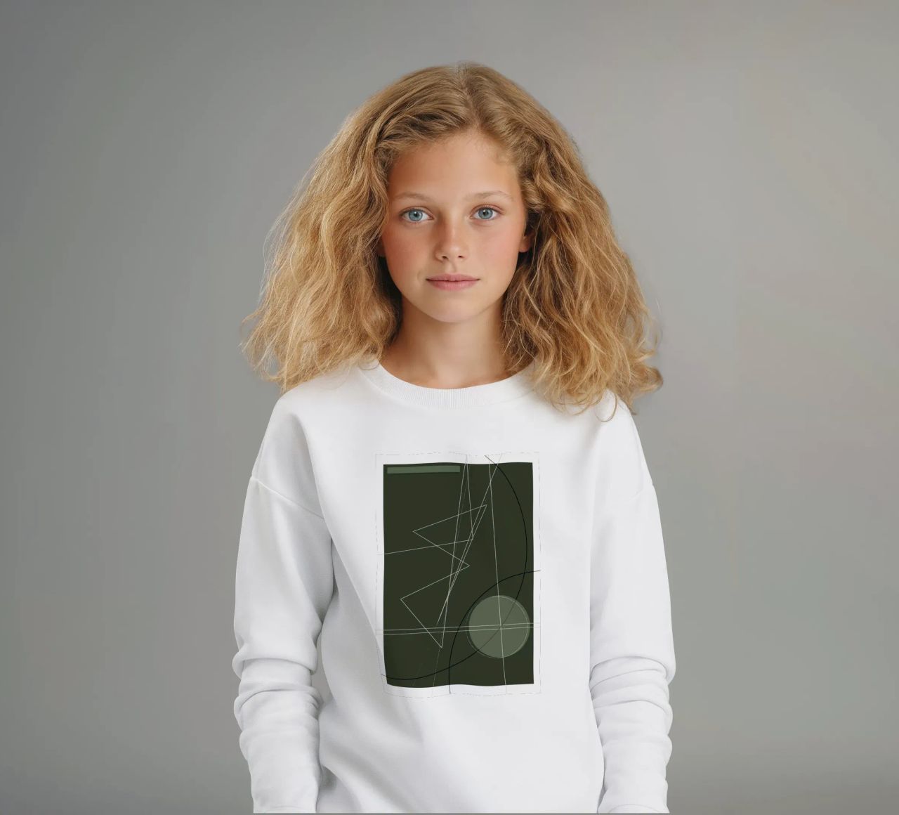 Angular Lines No 18 felpa bambino da treechild