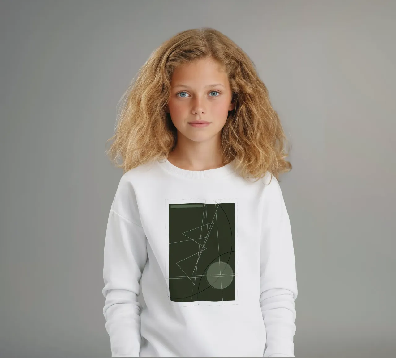 Angular Lines No 18 Kinder Sweatshirt von treechild