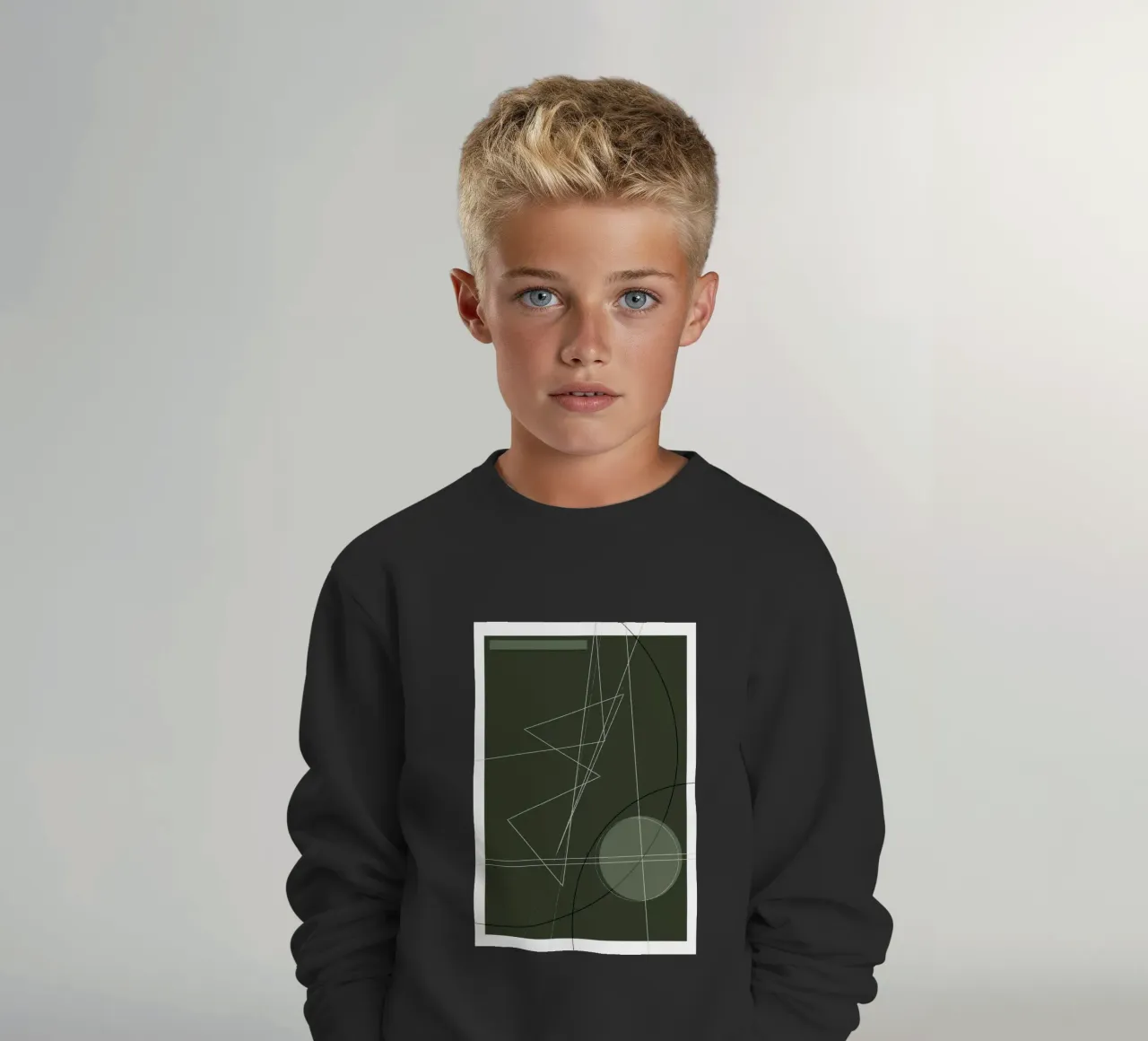 Angular Lines No 18 felpa bambino da treechild