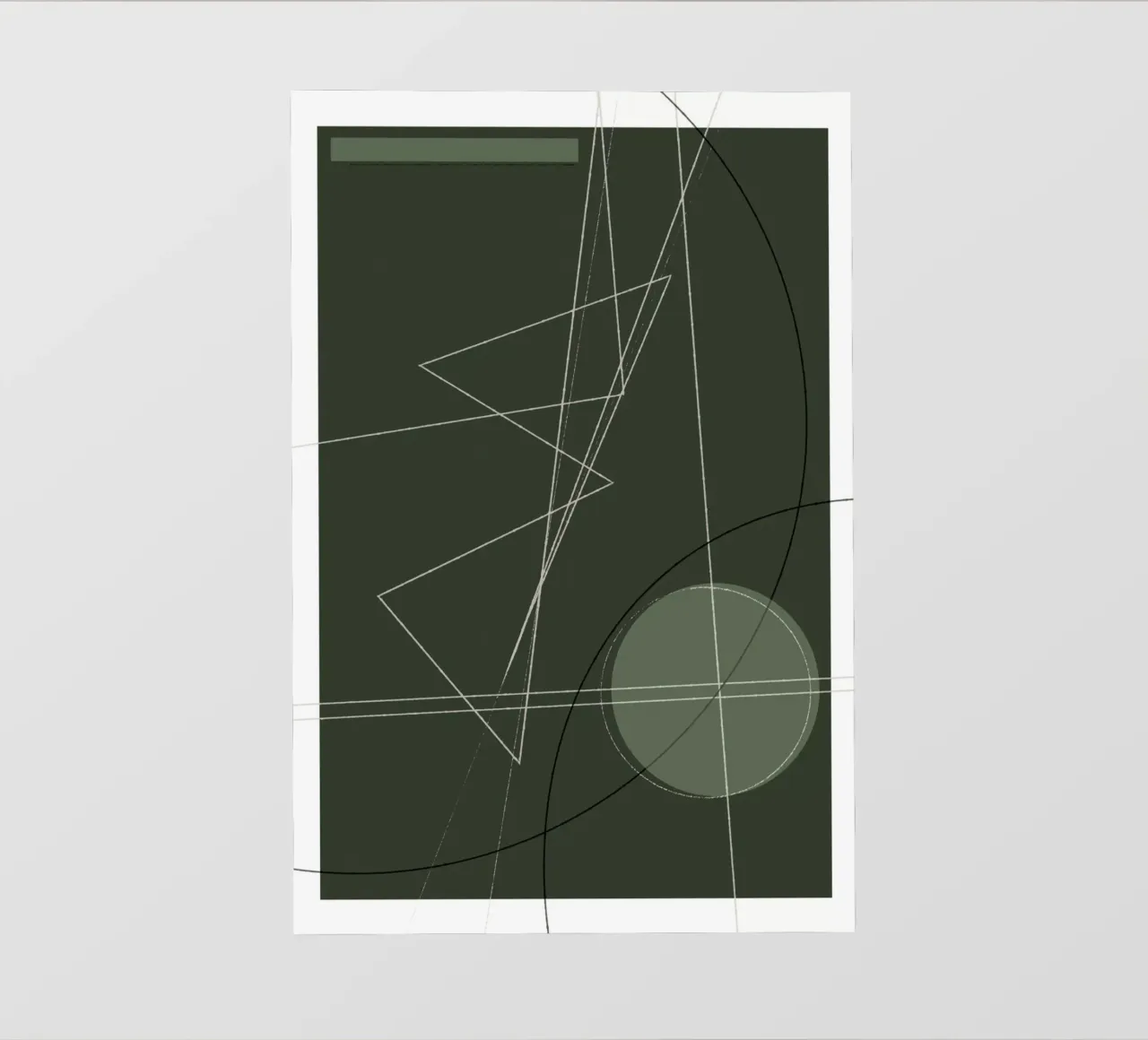 Angular Lines No 18 PVC Plane von treechild