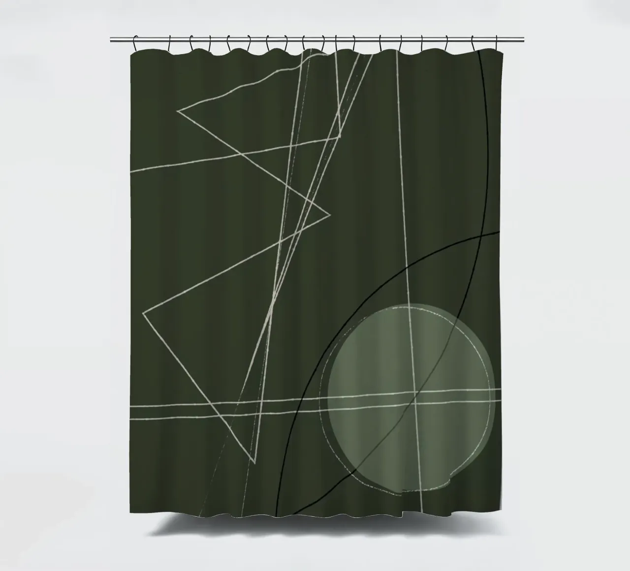 Angular Lines No 18 tenda da doccia da treechild