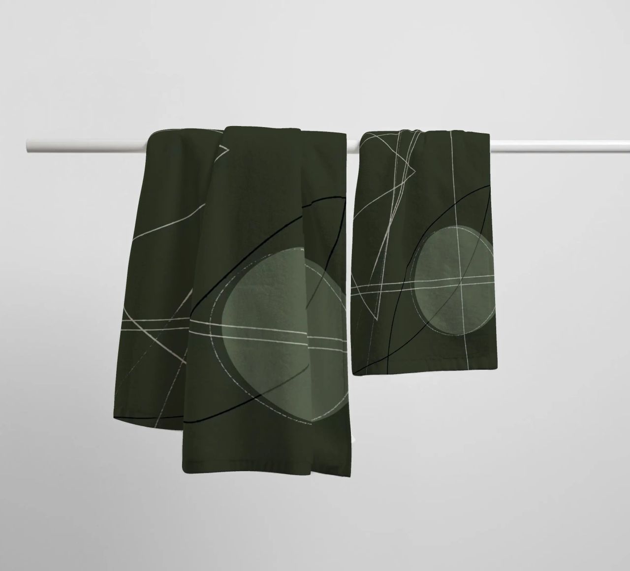 Angular Lines No 18 asciugamano da bagno da treechild