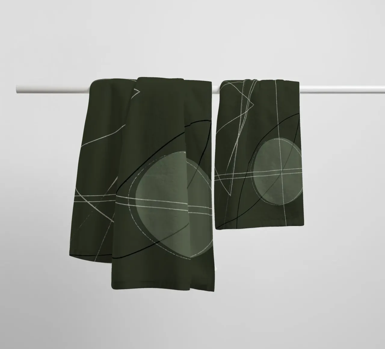 Angular Lines No 18 Handtuch von treechild