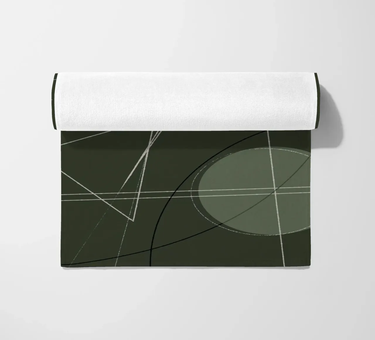Angular Lines No 18 Strandtuch von treechild