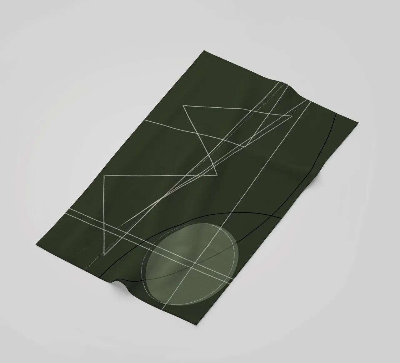 Angular Lines No 18 Strandtuch von treechild