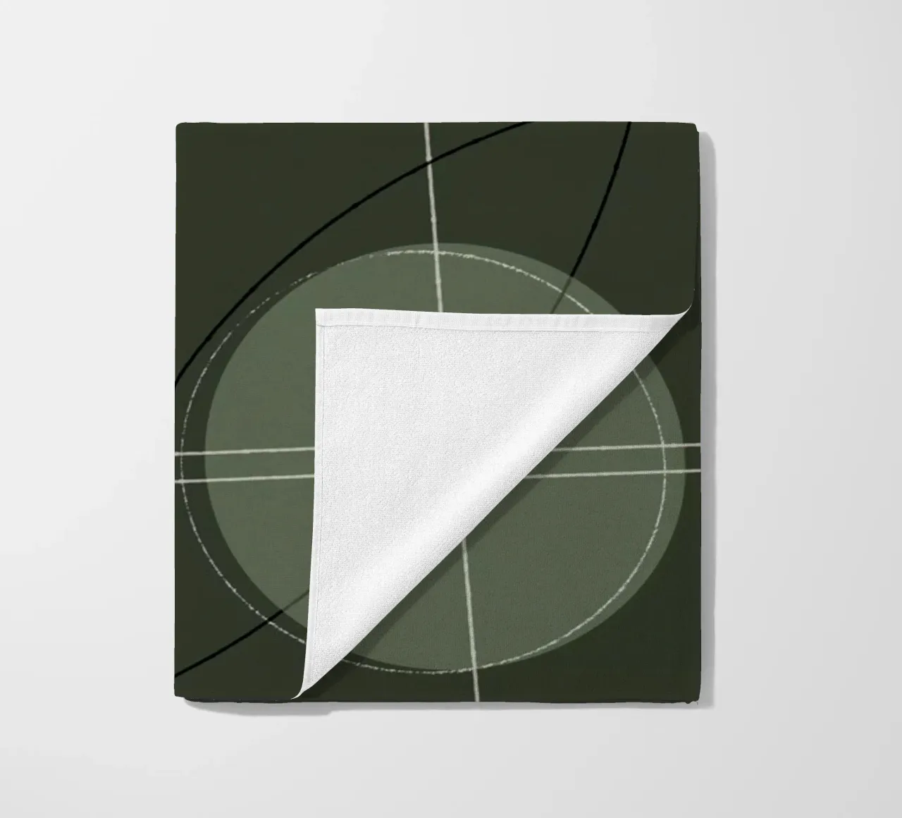 Angular Lines No 18 Strandtuch von treechild