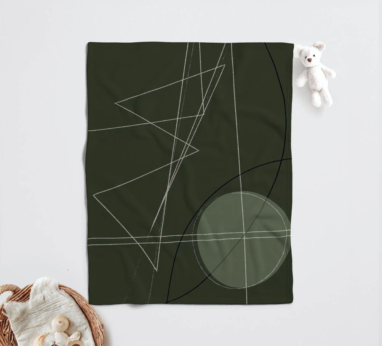 Angular Lines No 18 coperta in pile da treechild