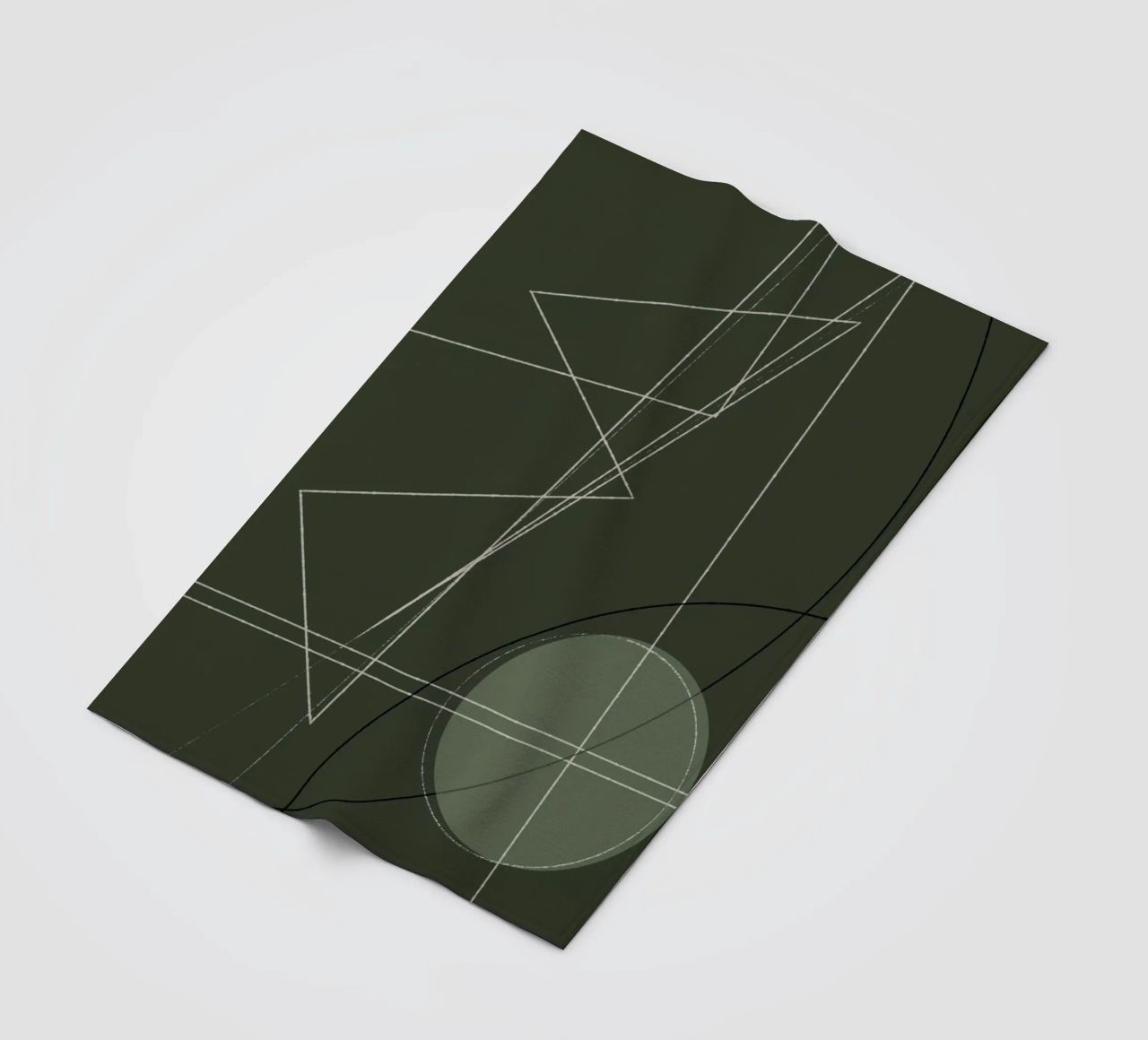 Angular Lines No 18 coperta in pile da treechild