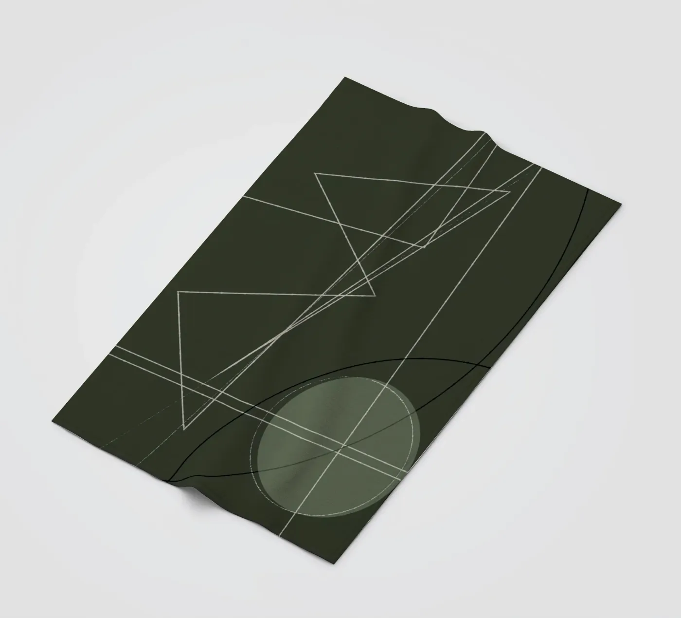 Angular Lines No 18 Fleecedecke von treechild