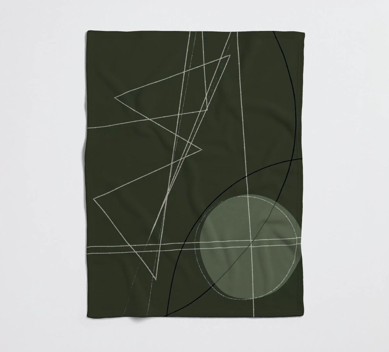 Angular Lines No 18 coperta in pile da treechild