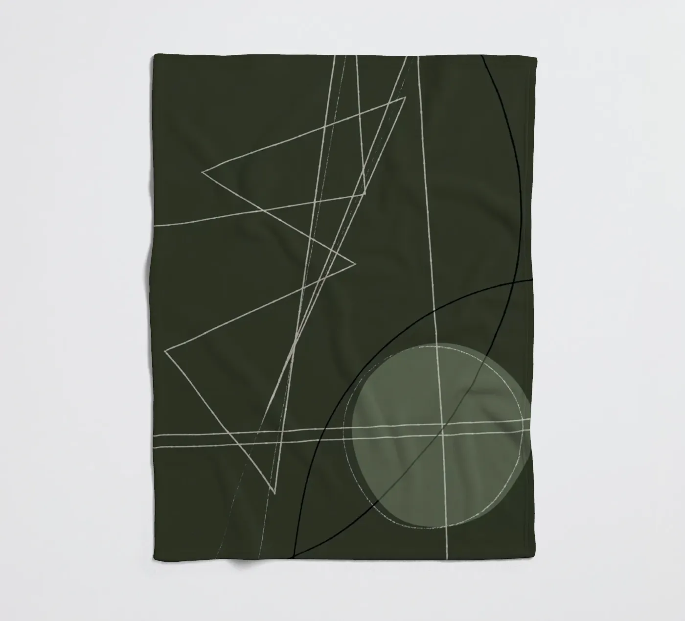 Angular Lines No 18 Fleecedecke von treechild