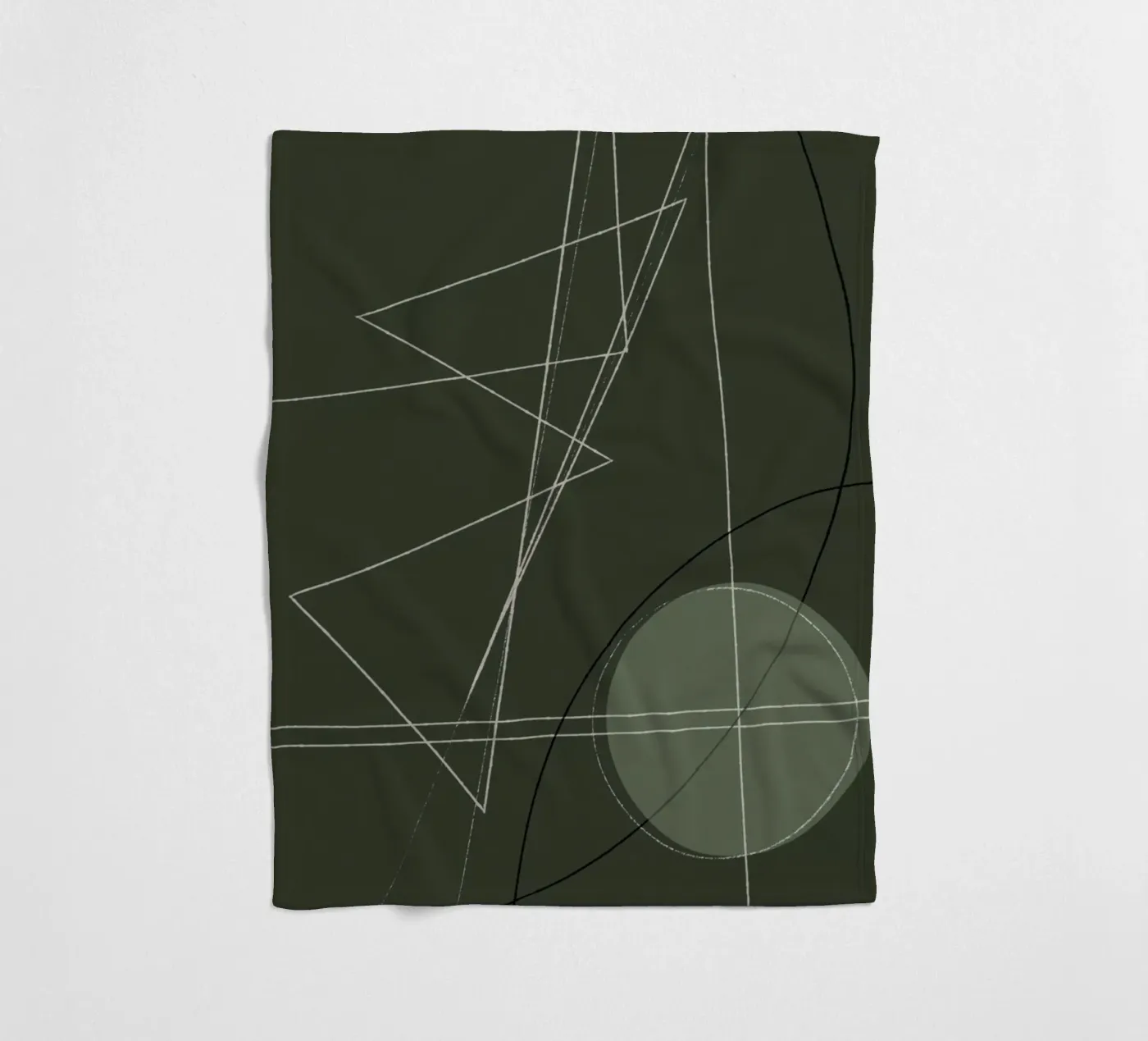 Angular Lines No 18 Fleecedecke von treechild