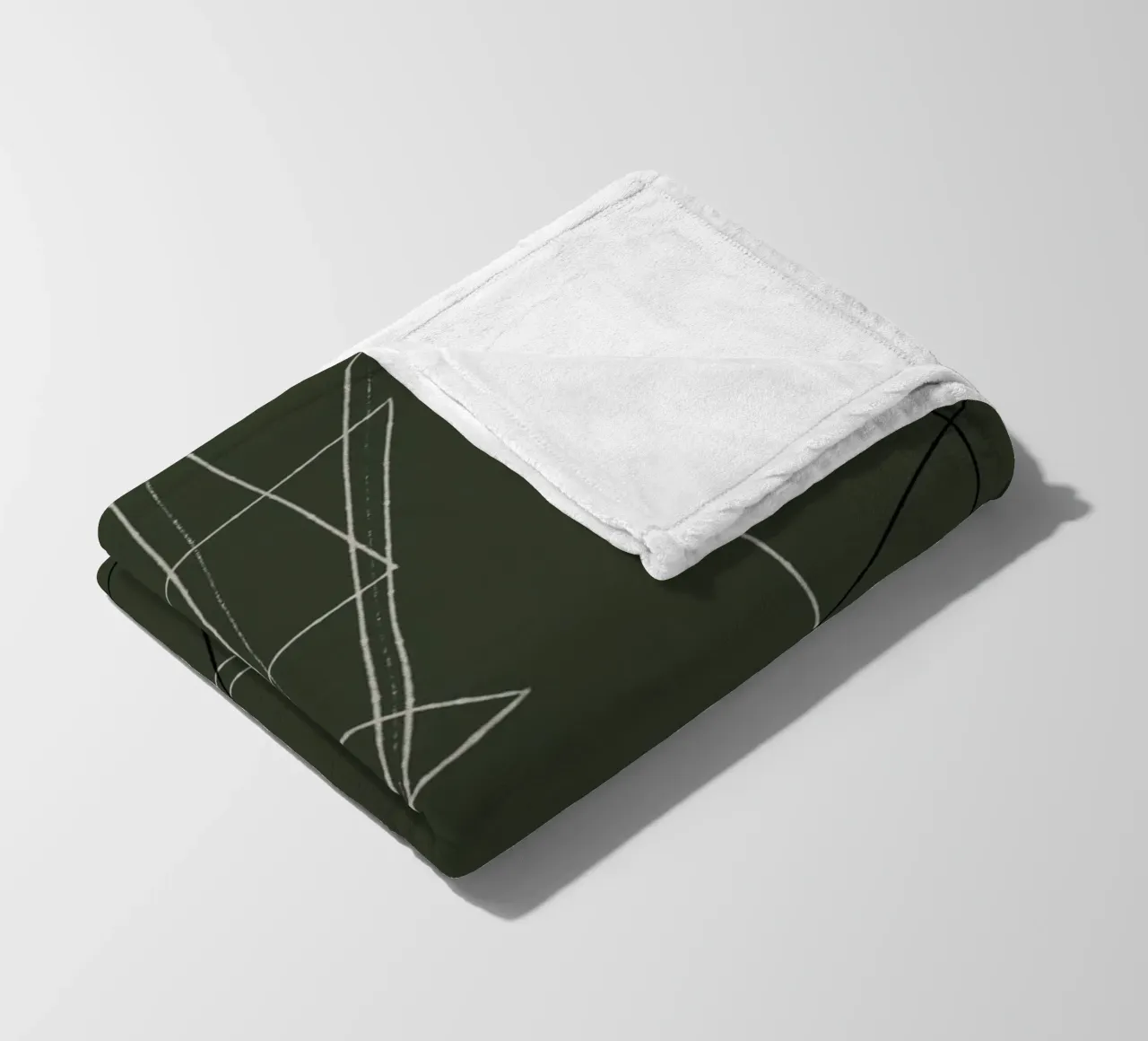 Angular Lines No 18 Fleecedecke von treechild