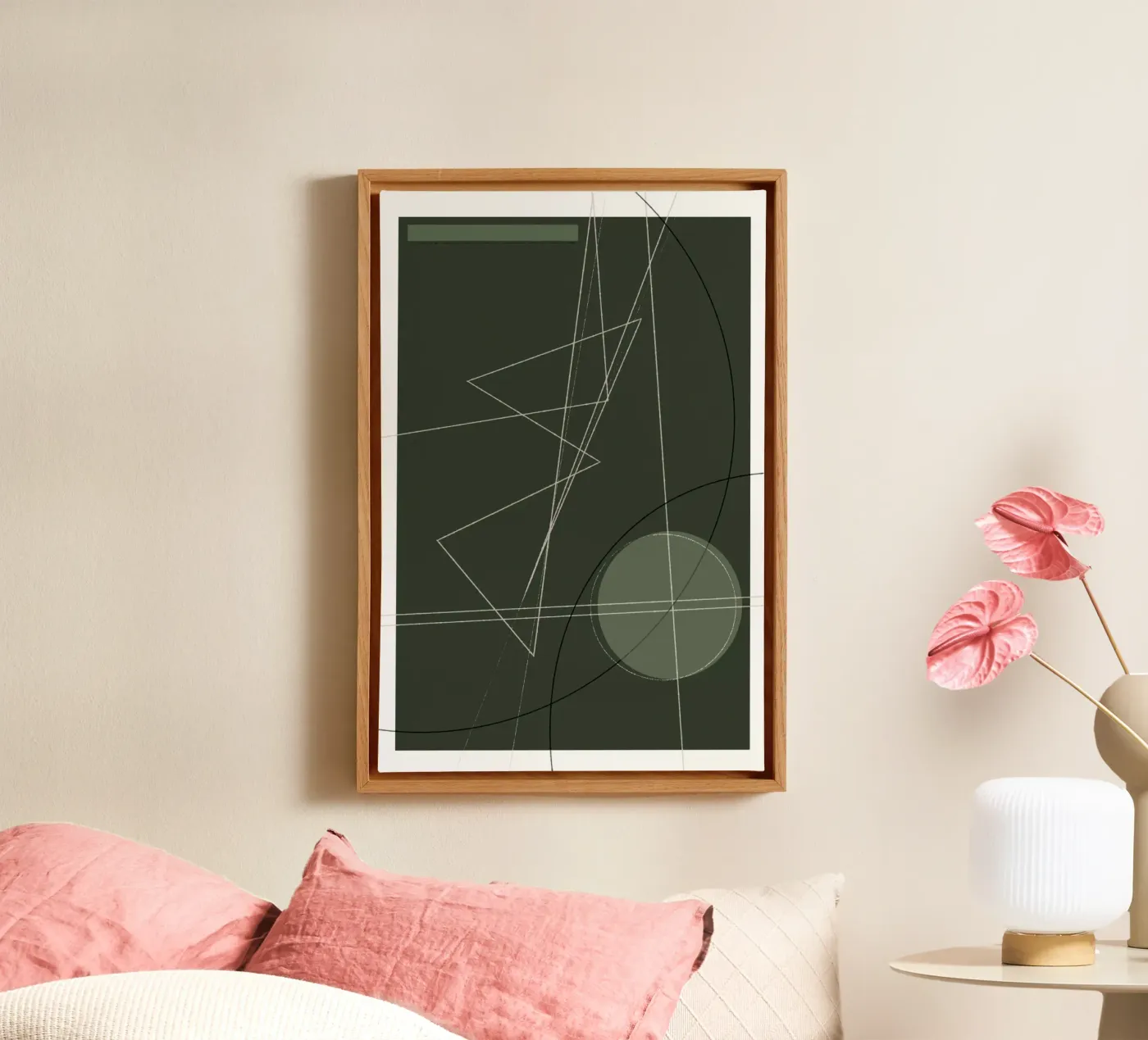 Angular Lines No 18 tela da treechild