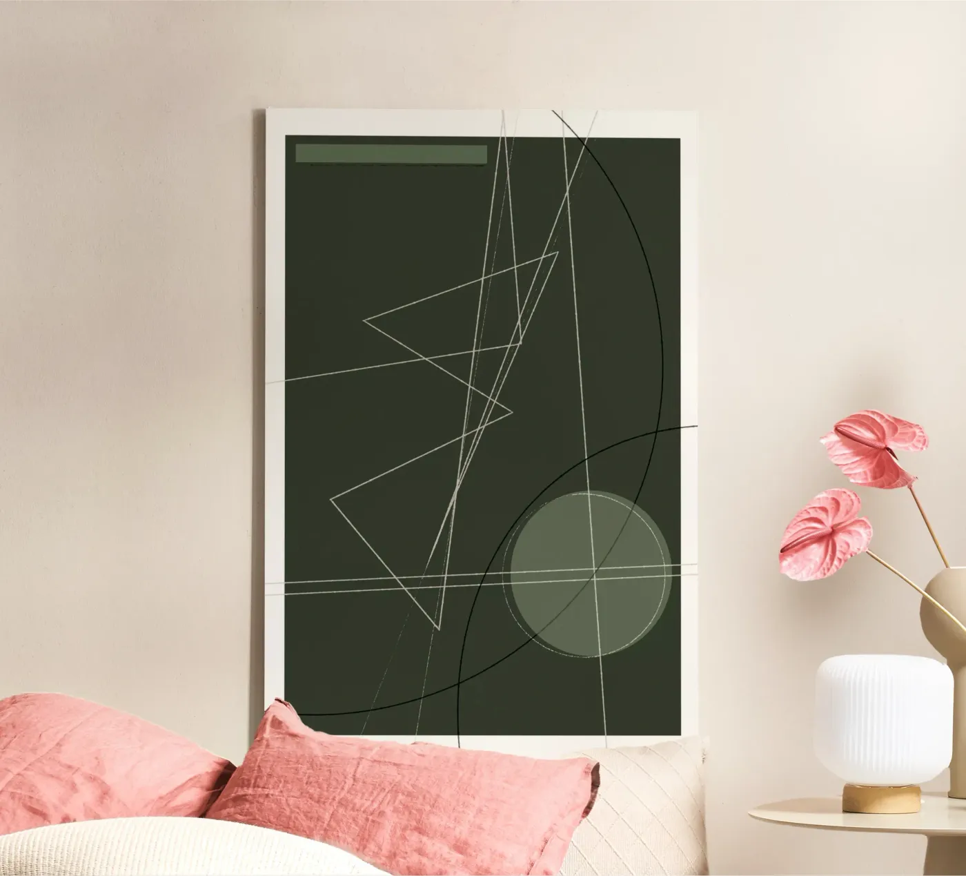 Angular Lines No 18 tela da treechild