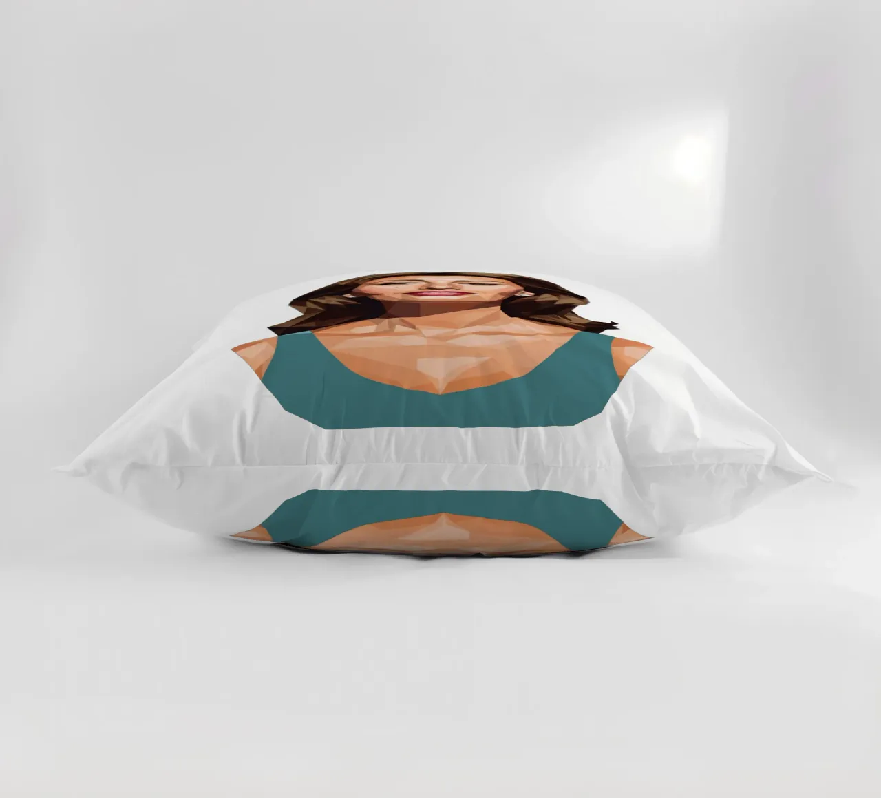 Sophia Loren Lowpoly cuscino da Low Profile