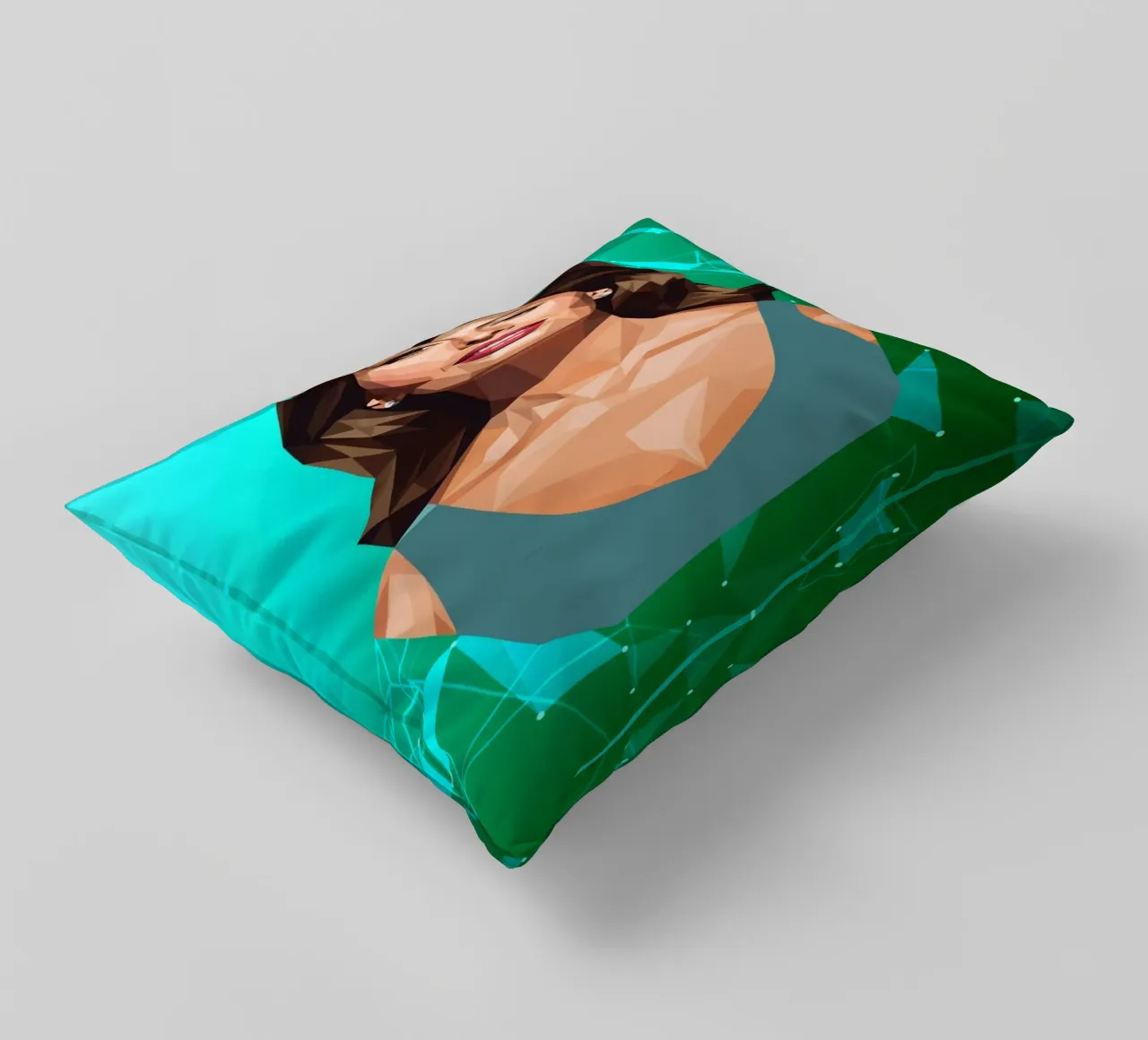 Sophia Loren Lowpoly cuscino da Low Profile