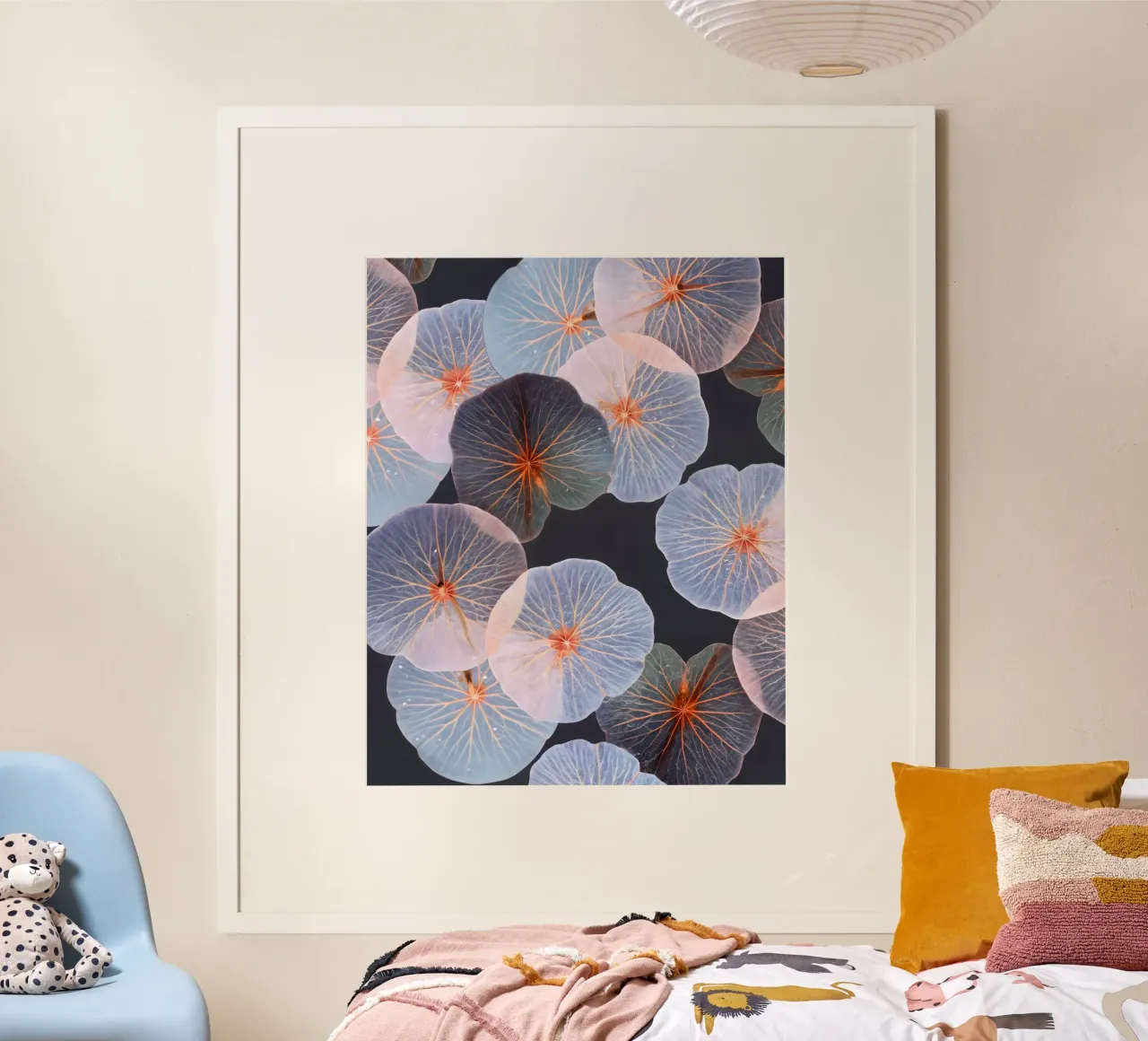 Traslucenza poster con telaio in legno da 83oranges